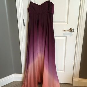 Silk gown